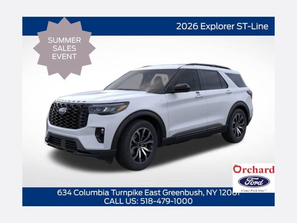 New 2026 Ford Explorer ST-Line SUV