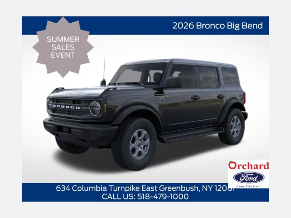 New 2026 Ford Bronco Big Bend SUV