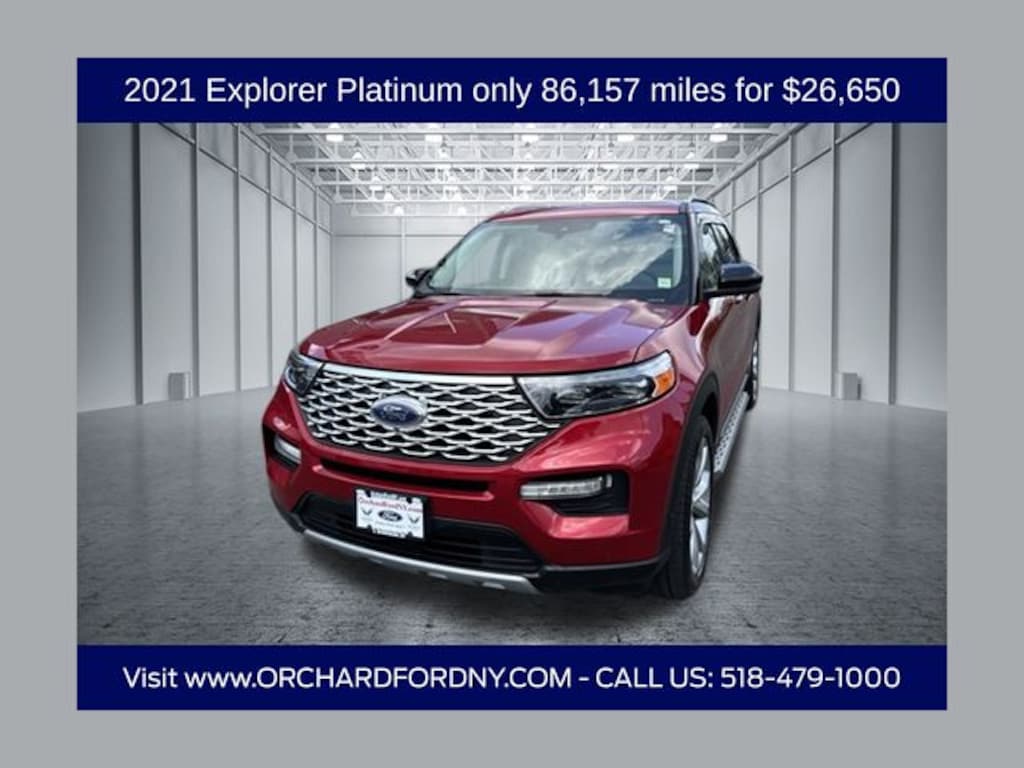 Certified 2021 Ford Explorer Platinum SUV