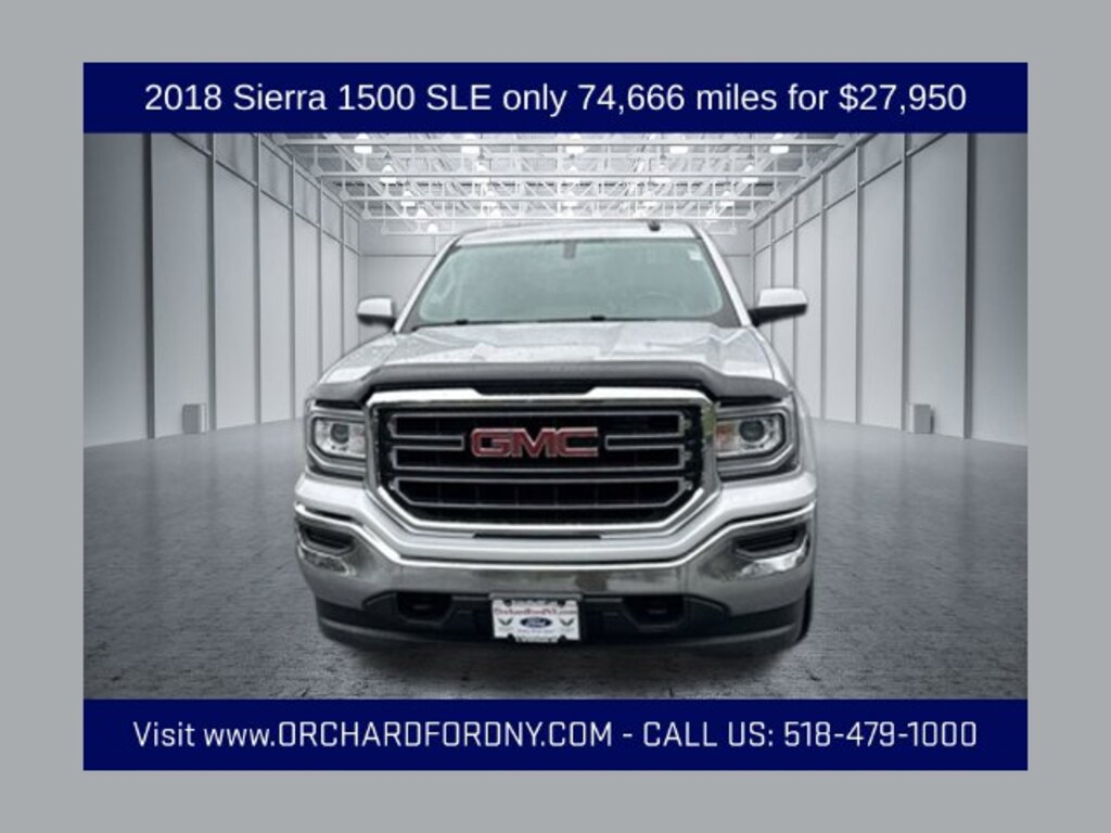 Certified 2018 GMC Sierra 1500 SLE Truck
