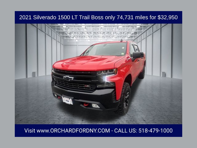Certified 2021 Chevrolet Silverado 1500 LT Trail Boss Truck