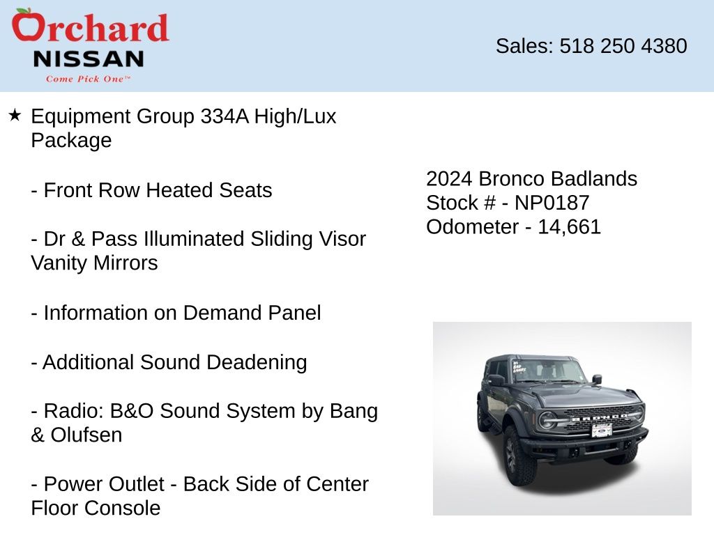 2024 Ford Bronco 4-Door Badlands - Photo 14