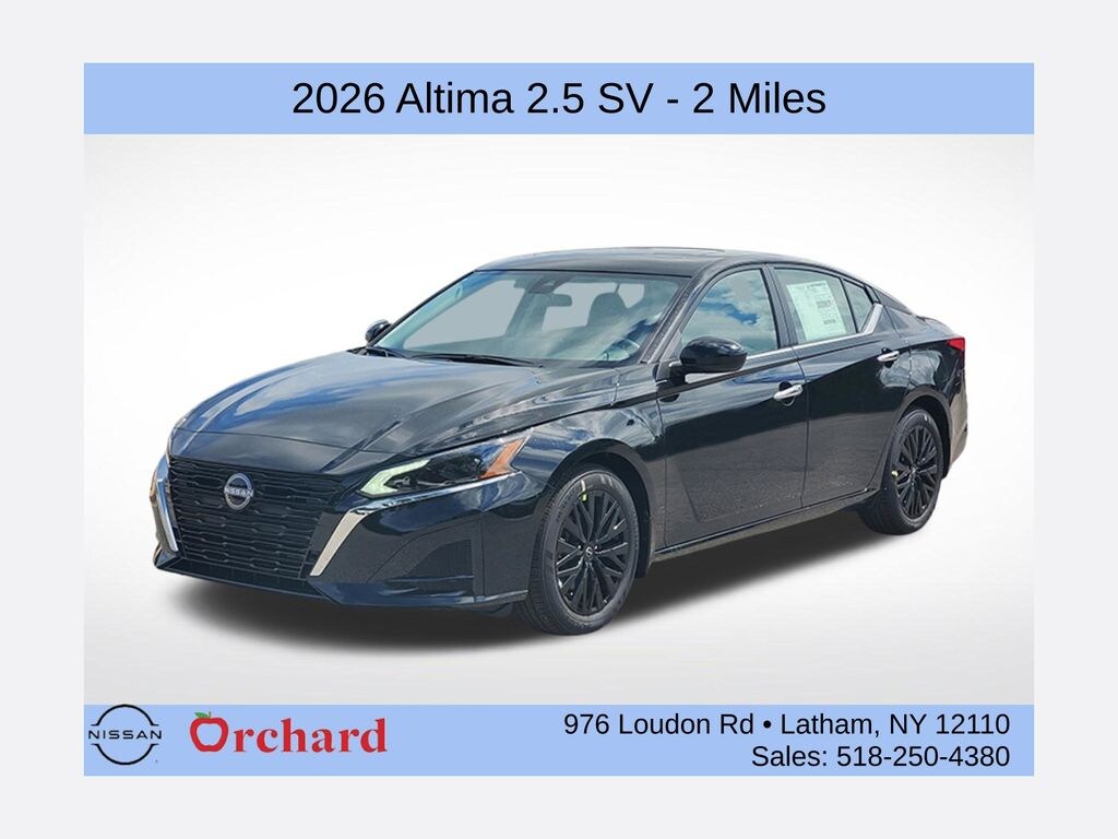 New 2026 Nissan Altima 2.5 SV Sedan