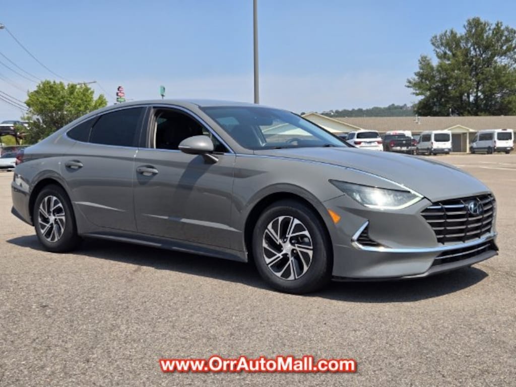 Used 2023 Hyundai Sonata Hybrid Blue Sedan