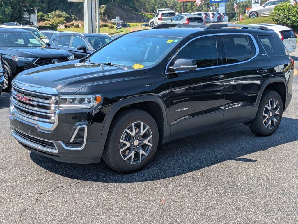 Used 2021 GMC Acadia SLE with VIN 1GKKNKLA4MZ190997 for sale in Athens, GA