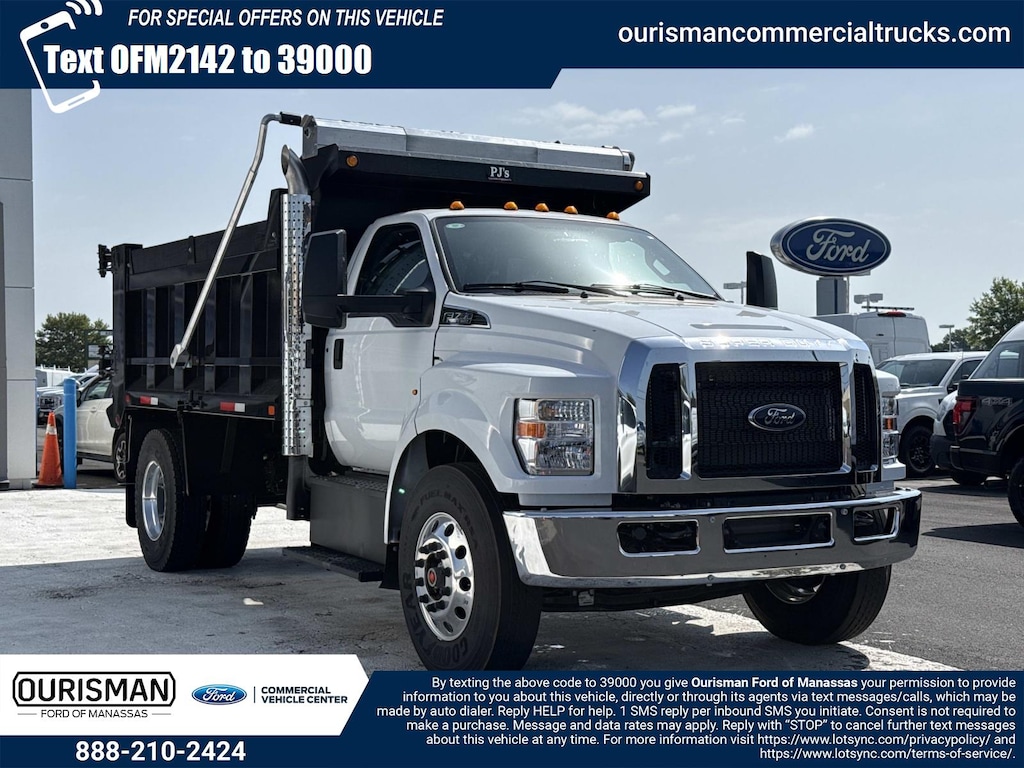 New 2027 Ford F-750 Regular Cab w/ 12 HD Contractors Dump Dump
