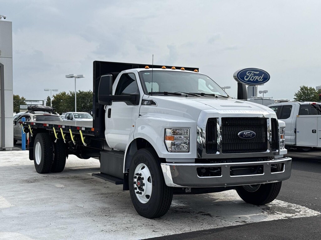 New 2027 Ford F-650 Regular Cab w/ 20 Heavy Duty Flatbed Flatbed