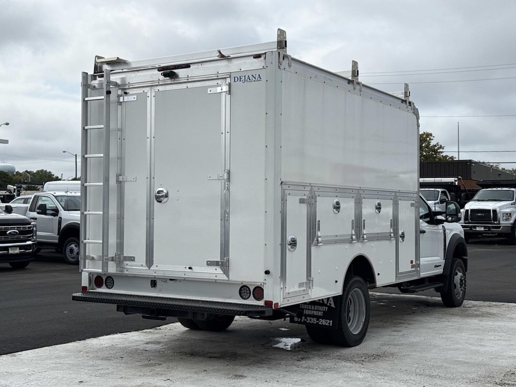 New 2026 Ford F-550 XL Regular Cab 4x4 w/ 12 Enclosed Service Body Service