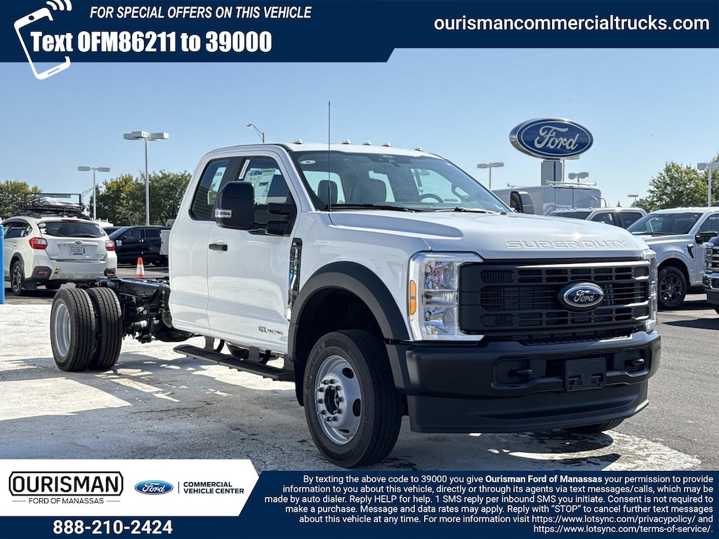 New 2026 Ford Super Duty F-550 DRW Extended Cab Chassis-Cab