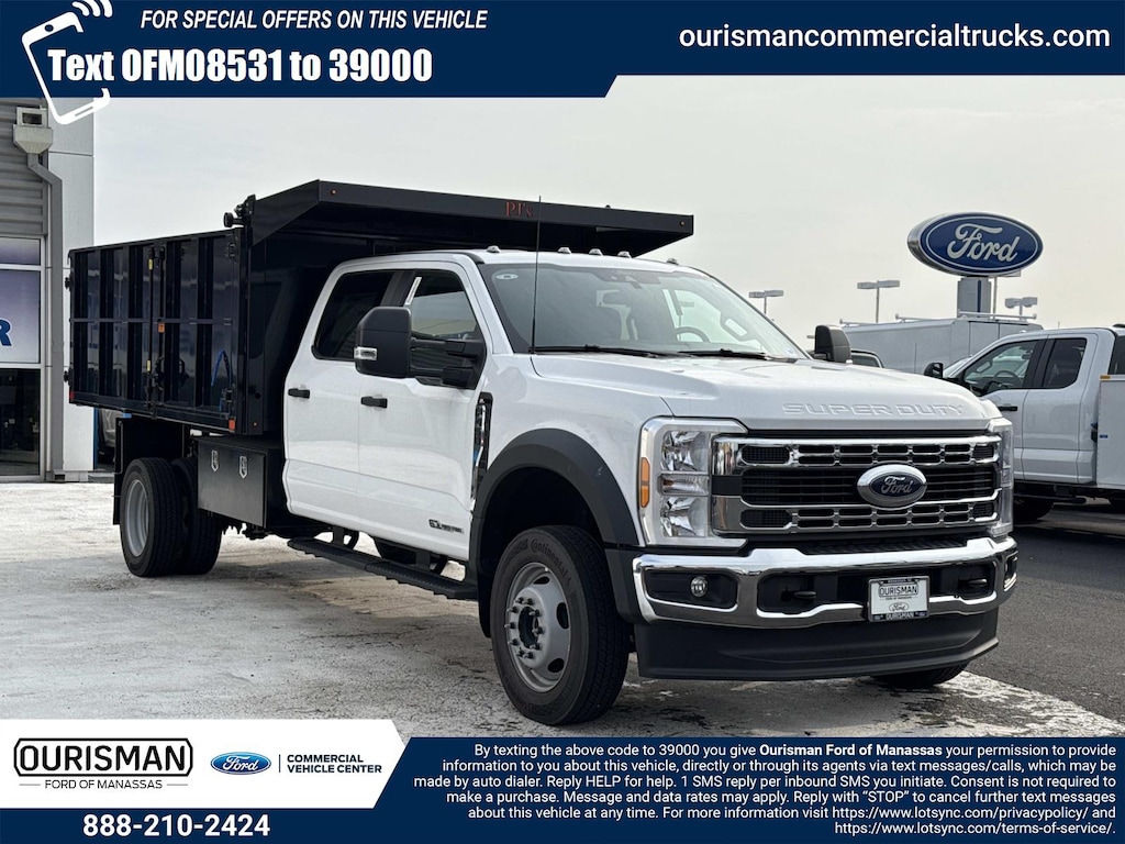 New 2026 Ford F-450 XL Crew Cab 4x4 W/ 12 Landscape Dump Landscape