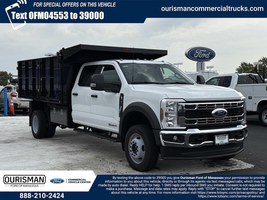 New 2026 Ford F-450 XL Crew Cab 4x4 W/ 12 Landscape Dump Landscape