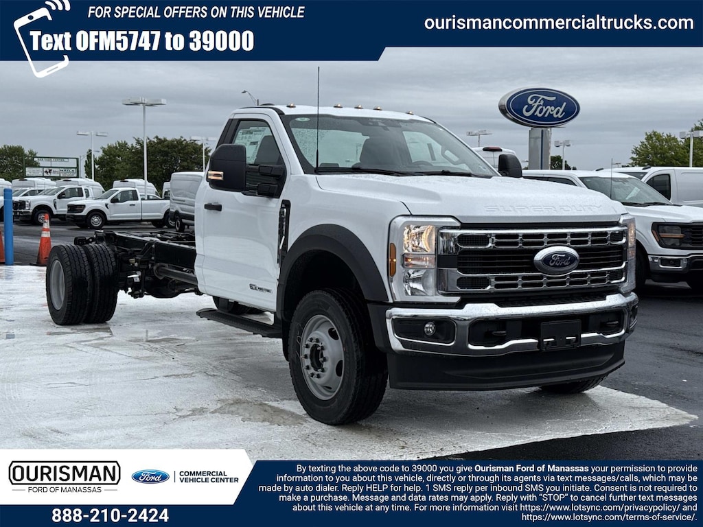 New 2026 Ford F-600 XL Regular Cab 4x4 Bare Chassis 120 CA Regular Cab Chassis-Cab