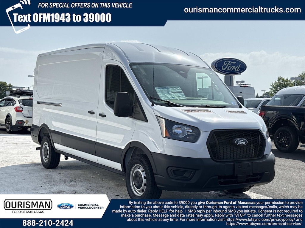 New 2026 Ford Transit -250 RWD Mid Roof Cargo Van 148 WB Van