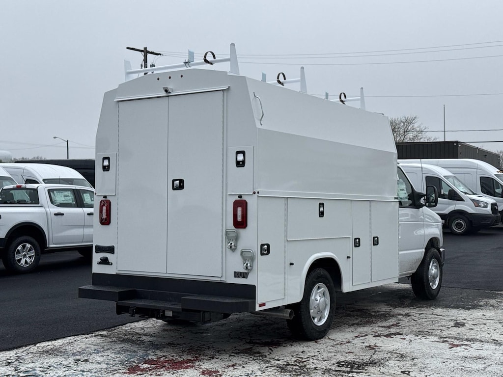 New 2026 Ford E-350 Cutaway 4x2 W/ 11 Enclosed Service Body Service