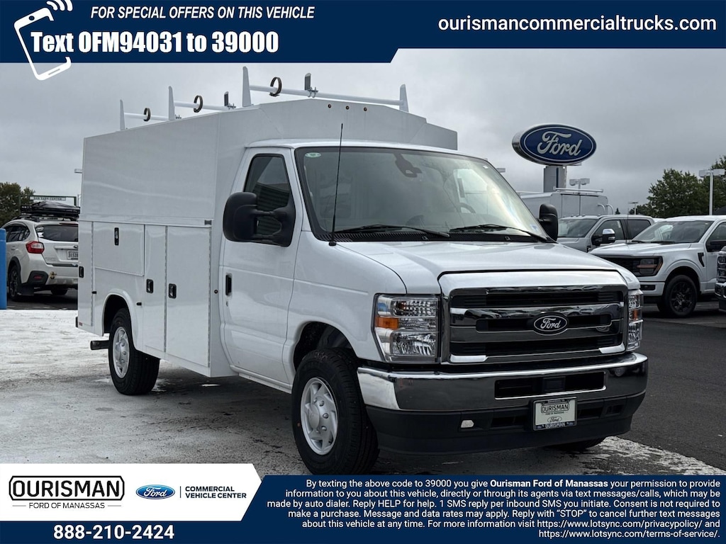 New 2026 Ford E-350SD 11 Enclosed Service Body Cab/Chassis