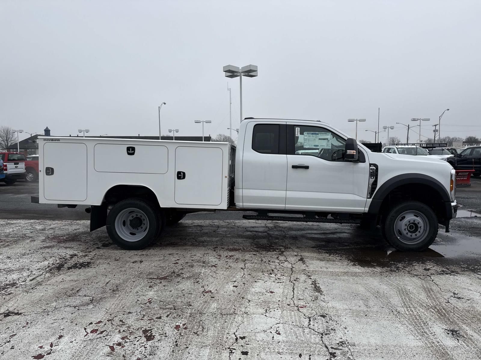 New 2026 Ford F-450SD Super Cab 4x4 W/ 9 Contractors Dump Chassis