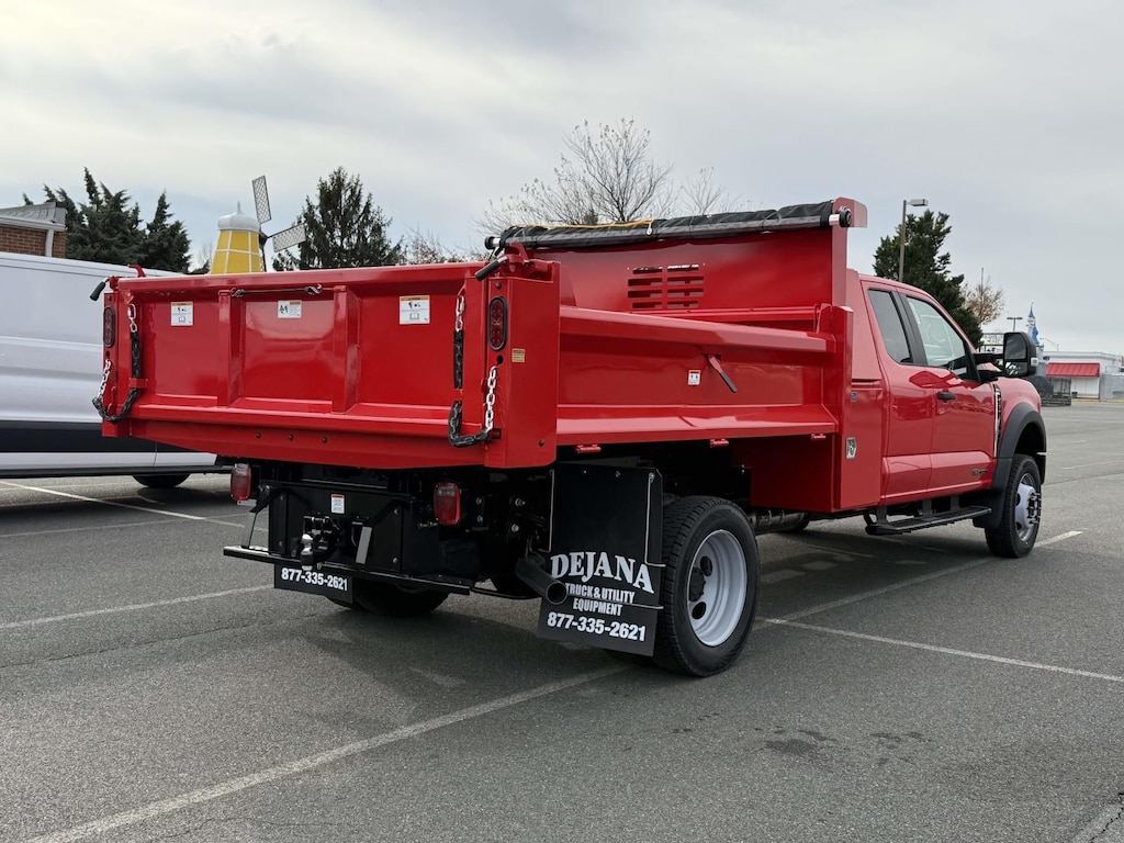 New 2026 Ford F-550SD XL Super Cab 4x4 W/ 9 Contractors Dump I Pack Too Chassis