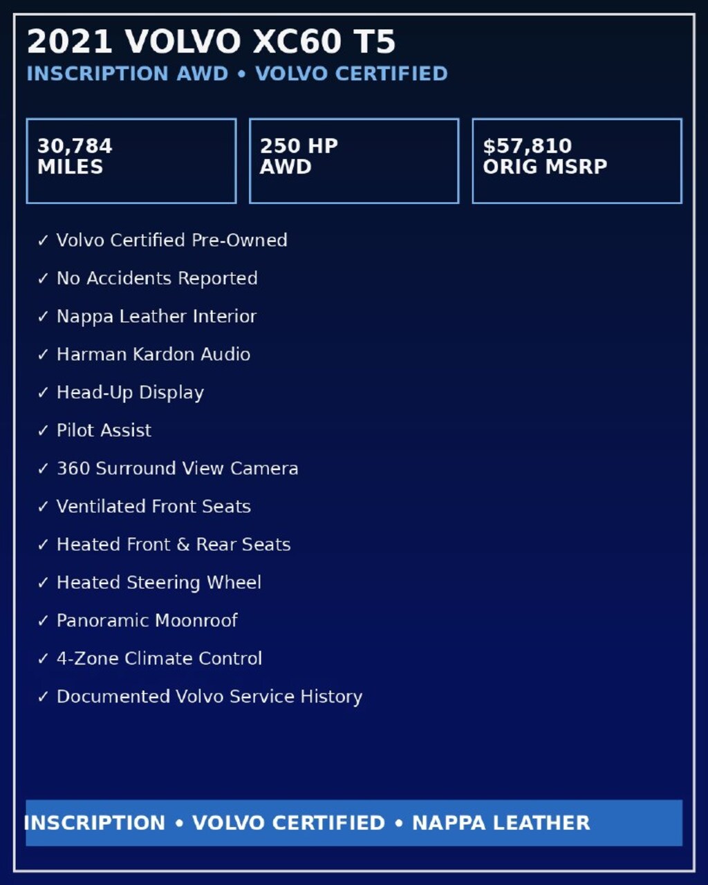 Certified 2021 Volvo XC60 T5 Inscription SUV