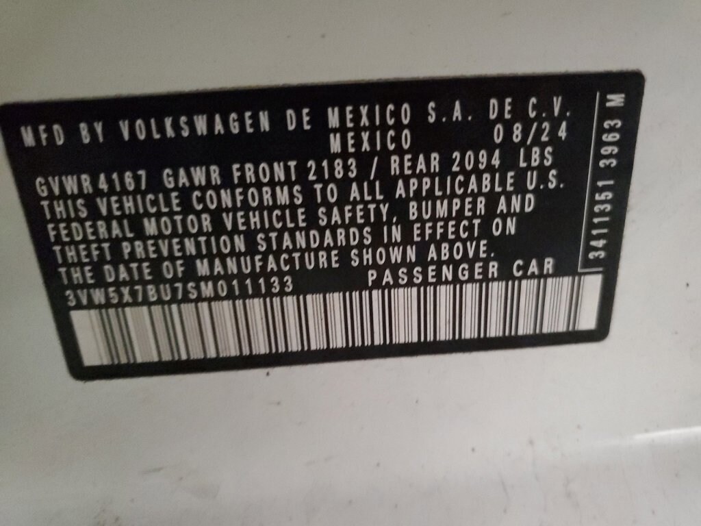 Certified 2025 Volkswagen Jetta 1.5T S Sedan
