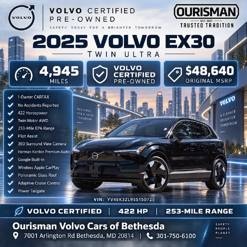 Used 2025 Volvo EX30 Twin Motor Performance Ultra SUV