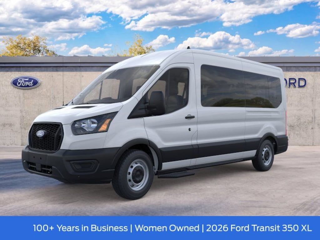 New 2026 Ford Transit-350 Passenger Passenger Van XL Wagon Medium Roof Van