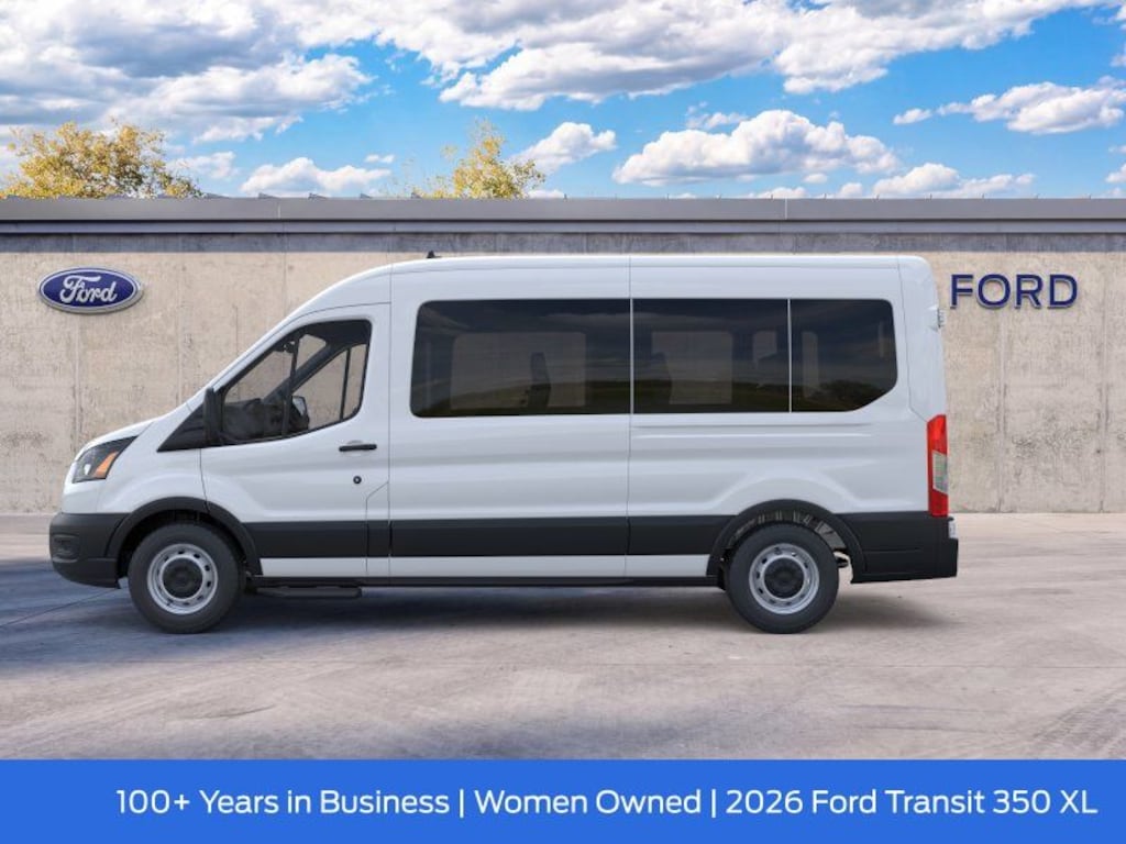 New 2026 Ford Transit-350 Passenger Passenger Van XL Wagon Medium Roof Van