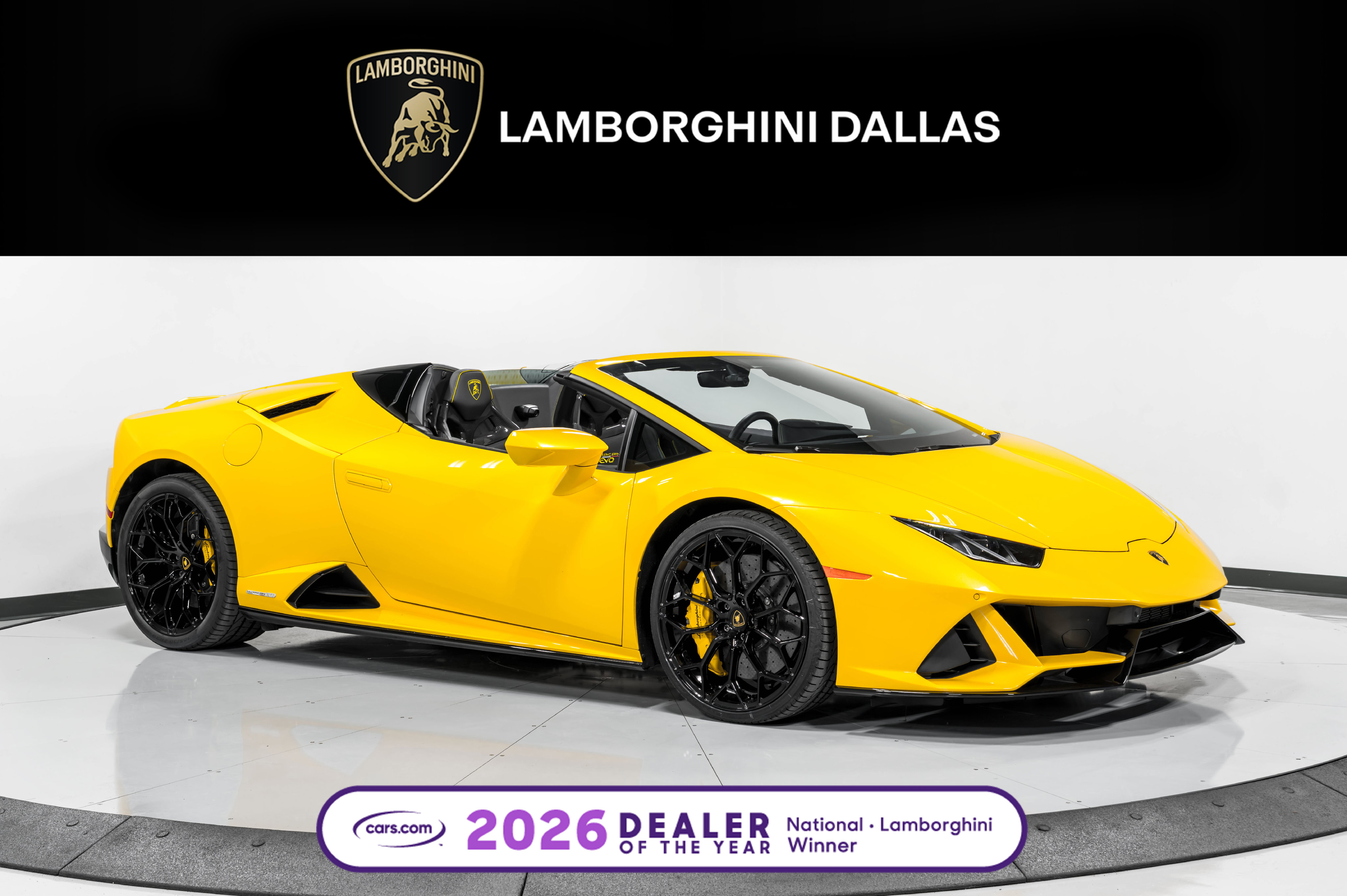 Used 2024 Lamborghini Huracan EVO Spyder AWD Convertible