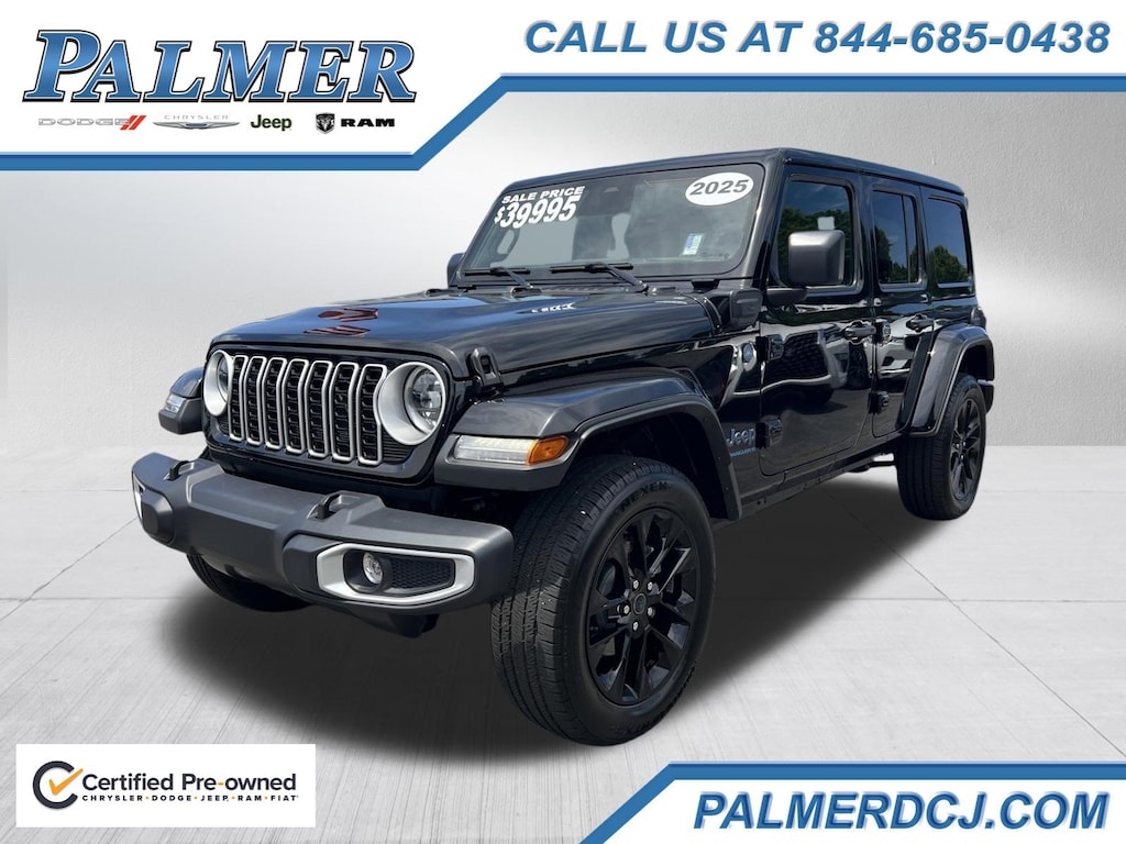 Certified 2025 Jeep Wrangler Sahara 4xe SUV