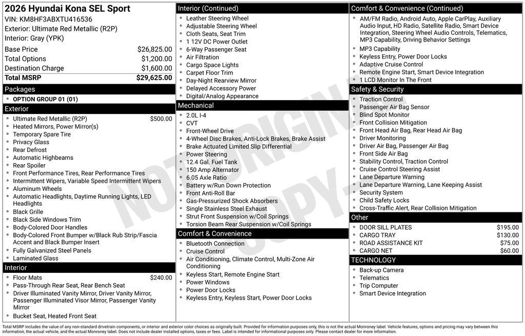 2026 Hyundai Kona SEL Sport - Photo 28