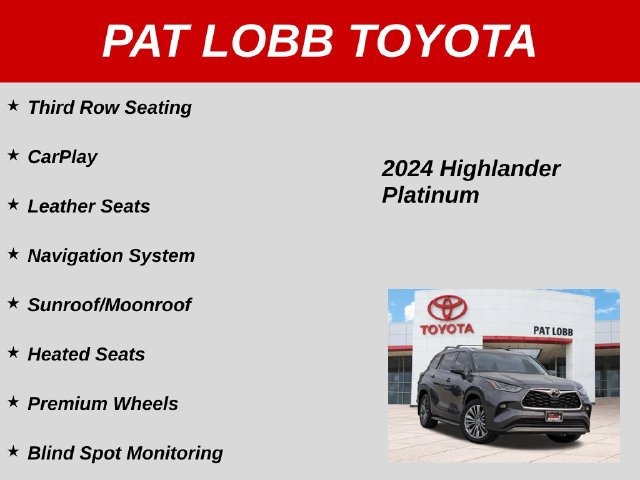 2024 Toyota Highlander Platinum - Photo 38