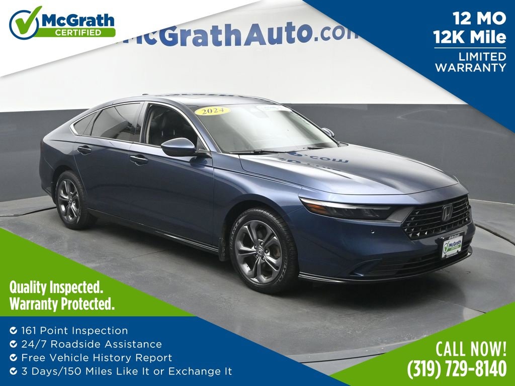 Certified 2024 Honda Accord Hybrid EX-L Sedan