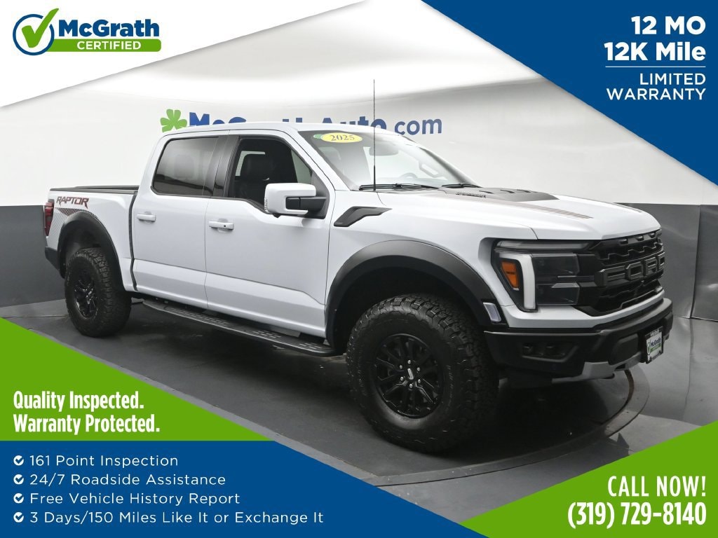 Used 2025 Ford F-150 Raptor Truck SuperCrew Cab