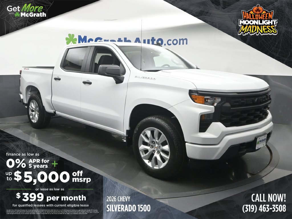 New 2026 Chevrolet Silverado 1500 Custom Truck