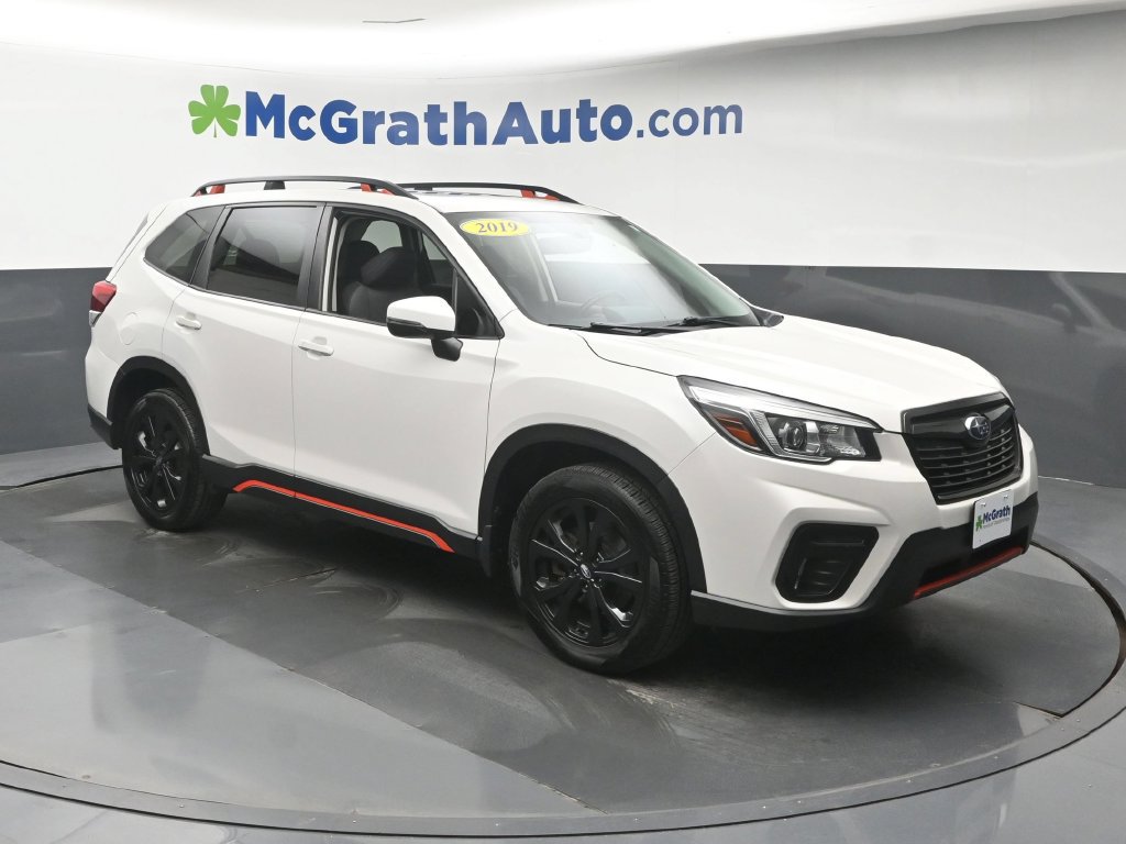 Used 2019 Subaru Forester Sport with VIN JF2SKAPC3KH460090 for sale in Cedar Rapids, IA