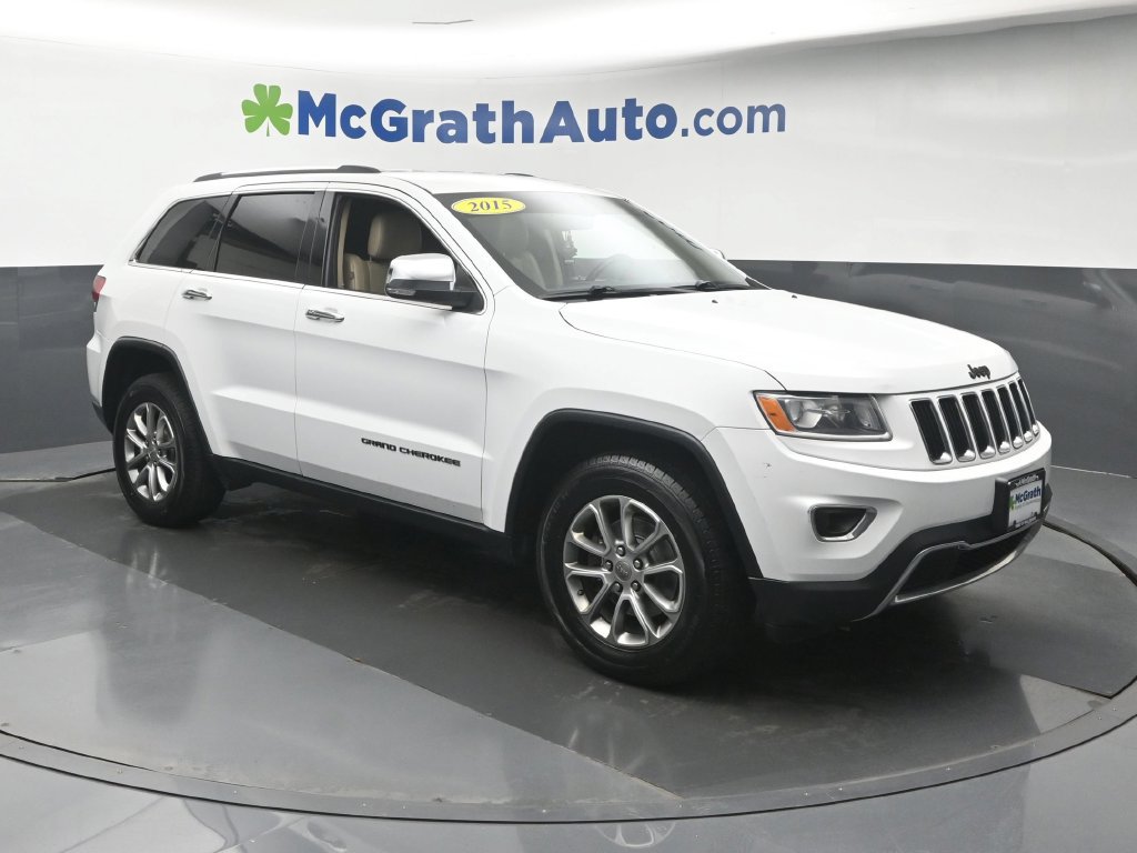 Used 2015 Jeep Grand Cherokee Limited with VIN 1C4RJFBG1FC833136 for sale in Cedar Rapids, IA