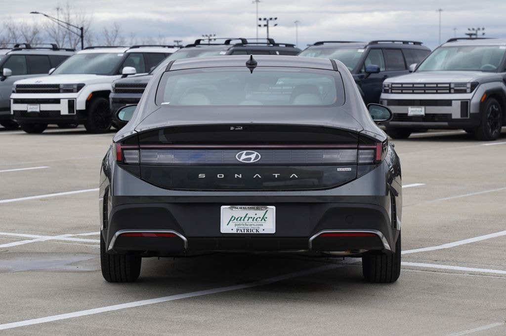 New 2026 Hyundai Sonata Hybrid Blue Sedan