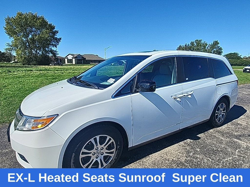 Used 2012 Honda Odyssey EX-L with VIN 5FNRL5H69CB003165 for sale in Bourbonnais, IL