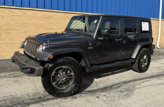 Used 2017 Jeep Wrangler Unlimited 75th Anniversary Edition with VIN 1C4BJWEG0HL523298 for sale in Hobart, IN