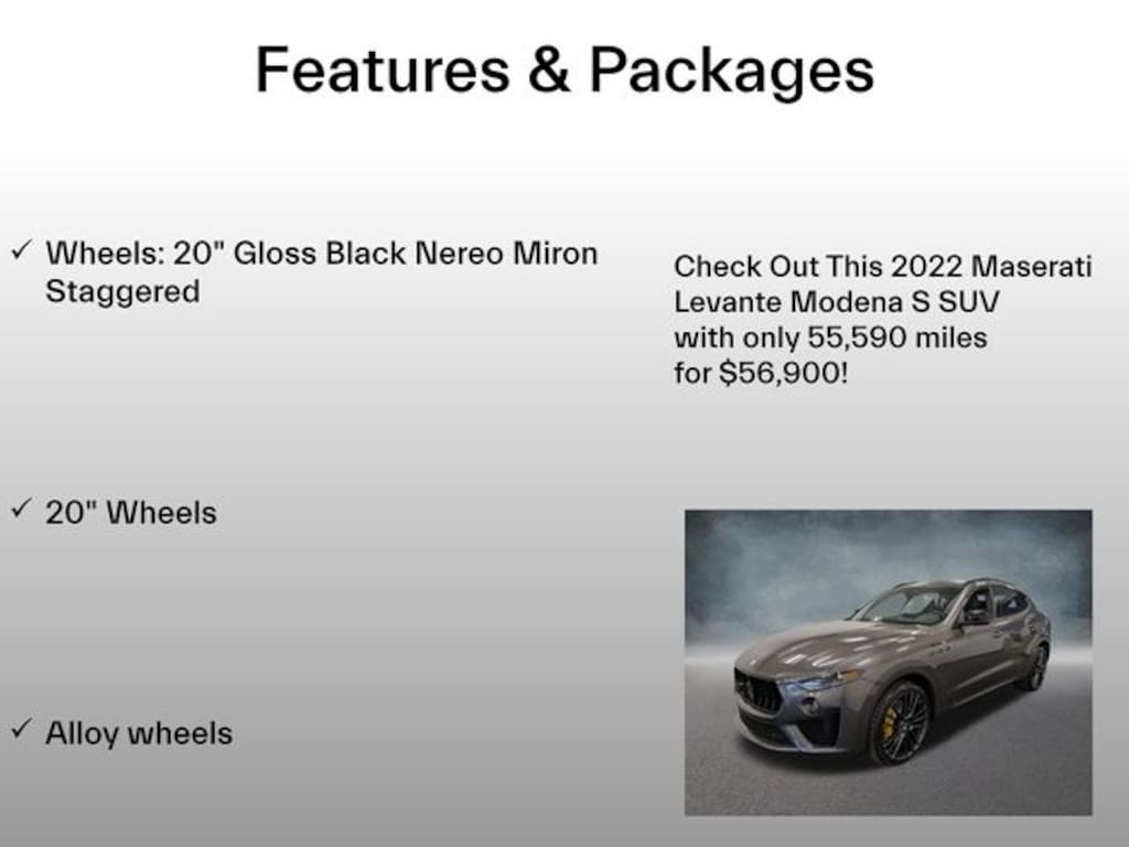 Used 2022 Maserati Levante Modena S SUV