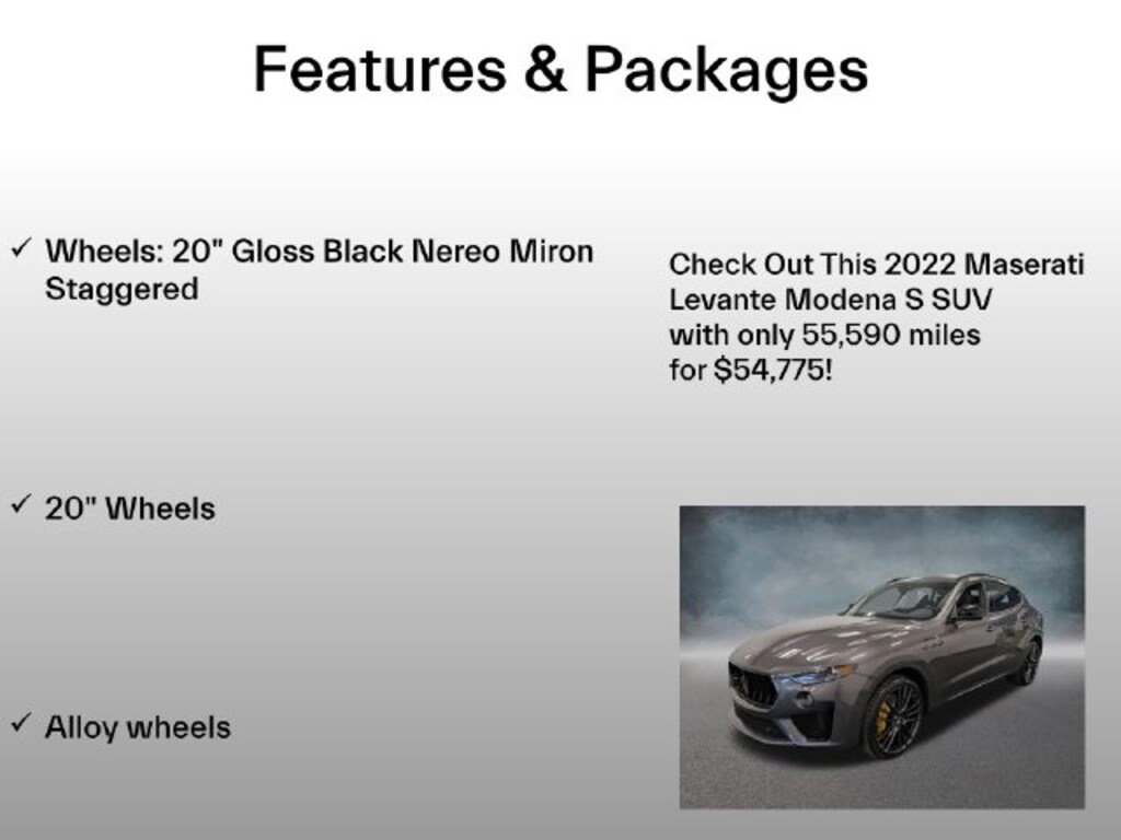 Used 2022 Maserati Levante Modena S SUV