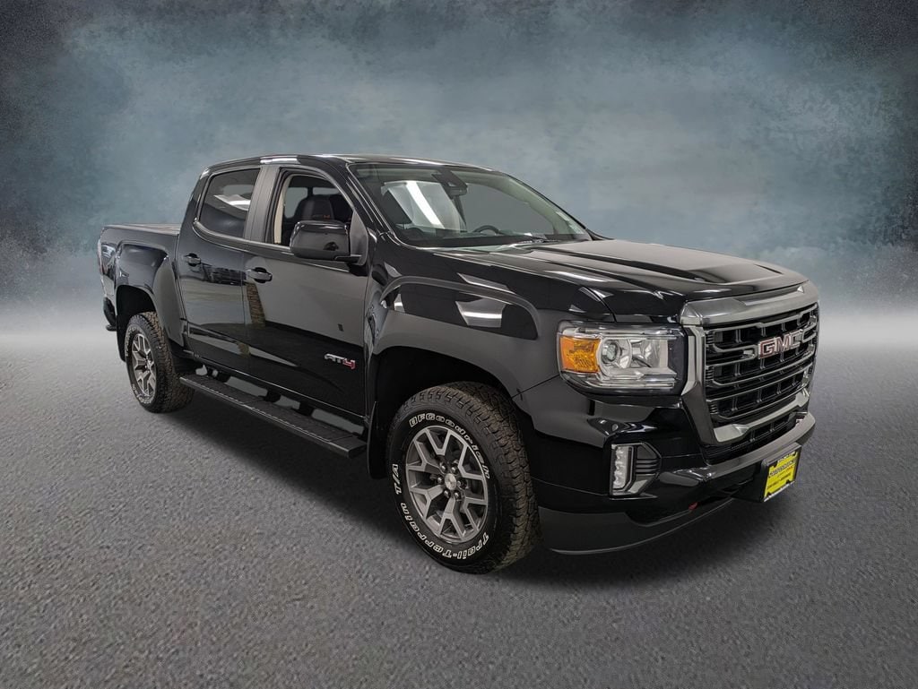 Used 2021 GMC Canyon 4WD AT4 w/Leather Truck Crew Cab