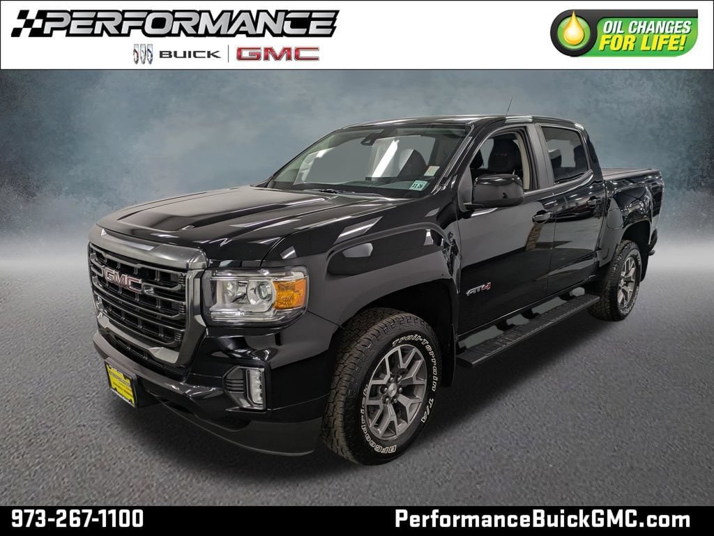 Used 2021 GMC Canyon 4WD AT4 w/Leather Truck Crew Cab