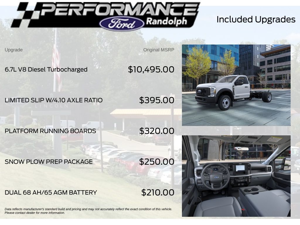 New 2025 Ford F-550SD XL Chassis