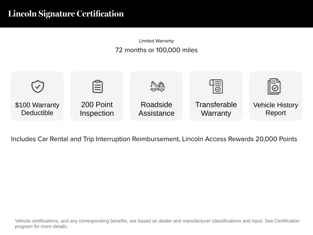 Certified 2025 Lincoln Corsair Premiere SUV