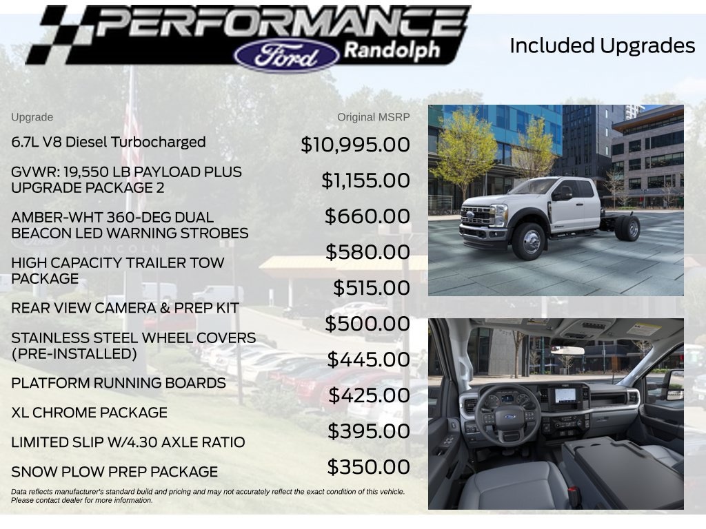 New 2026 Ford F-550SD XL Chassis