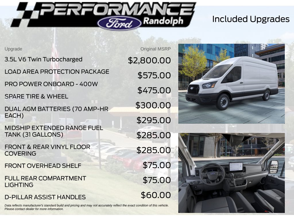 New 2026 Ford Transit-350 Base Cargo Van