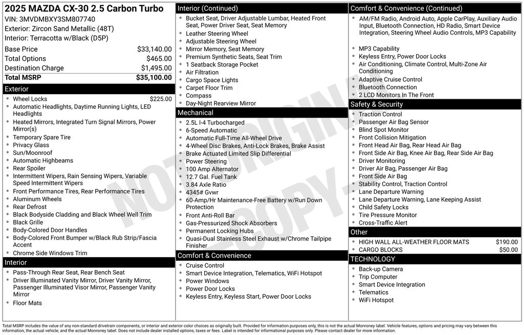 2025 Mazda CX-30 Carbon Turbo - Photo 9