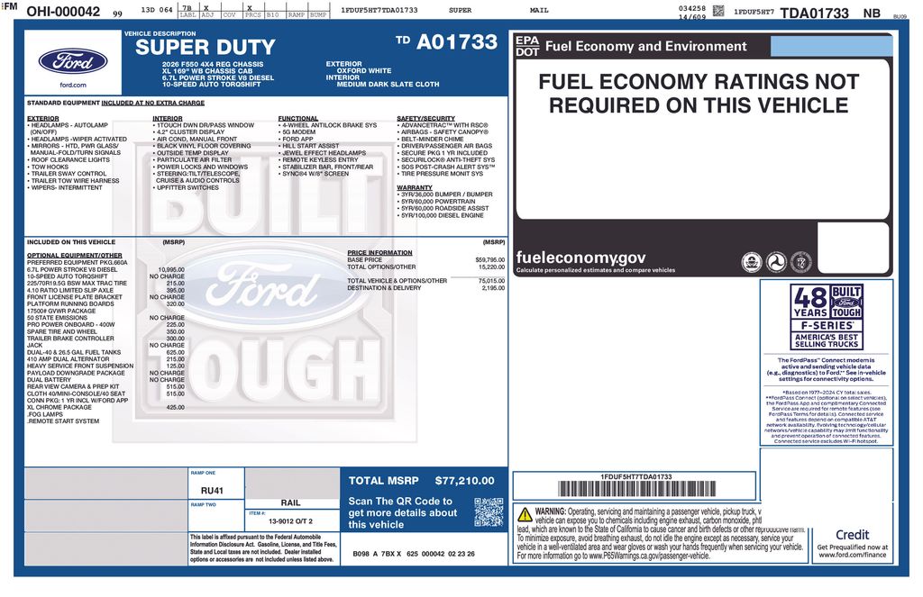 2026 Ford F-550 Super Duty Chassis Cab XL - Photo 9