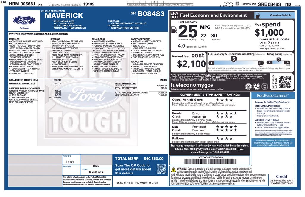 2025 Ford Maverick Lariat - Photo 10