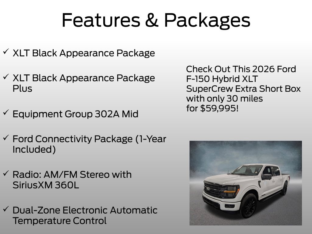 Certified 2026 Ford F-150 XLT Truck